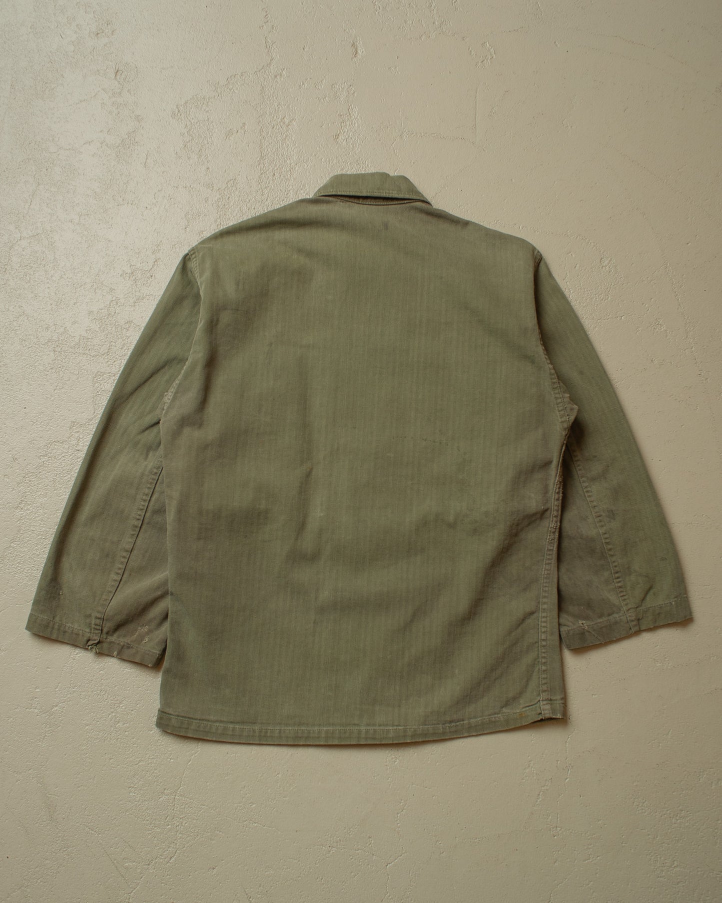 1940s WW2 US Army HBT Jacket khaki - S/M