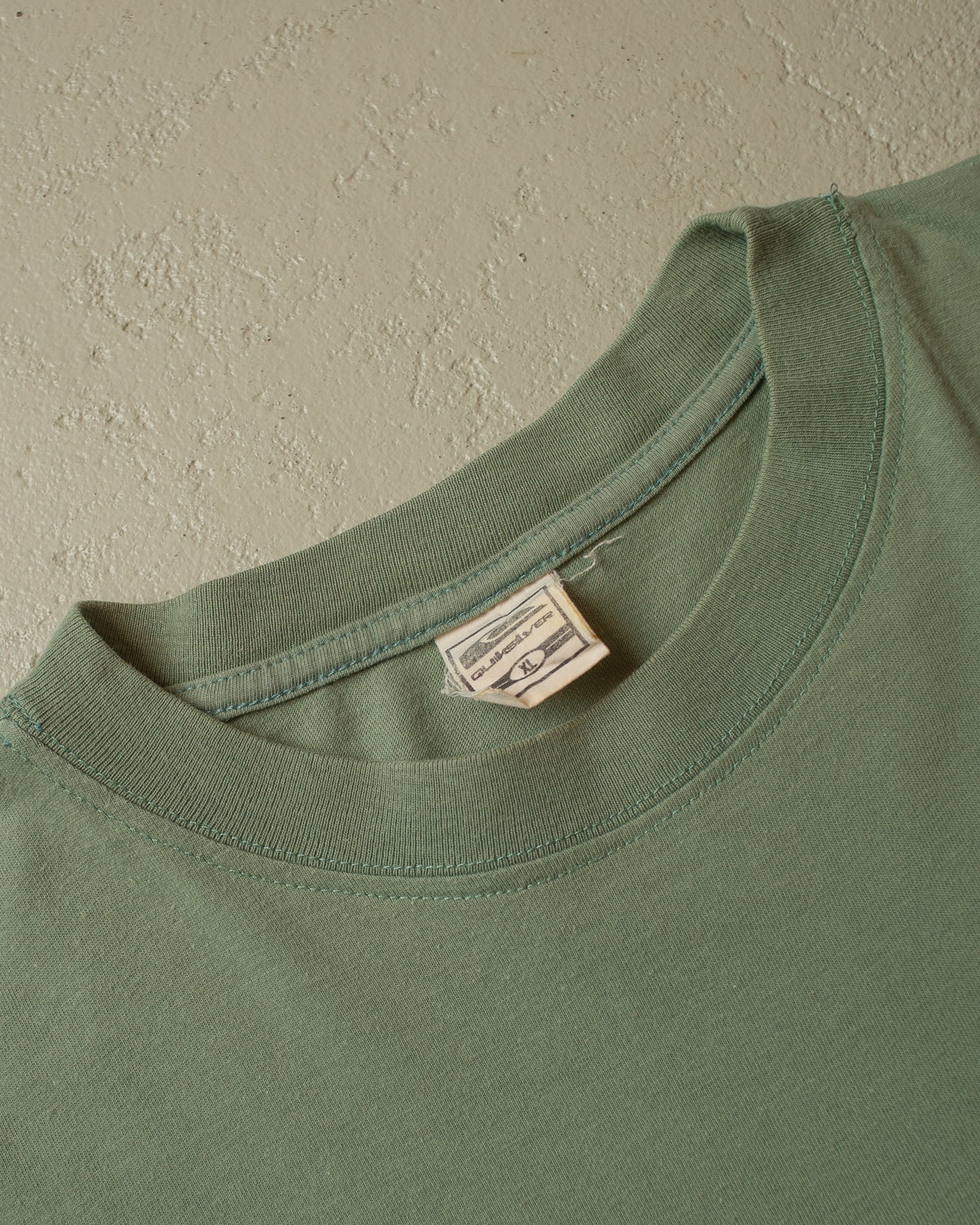 1990s Quiksilver Boxy T-shirt khaki - XXL