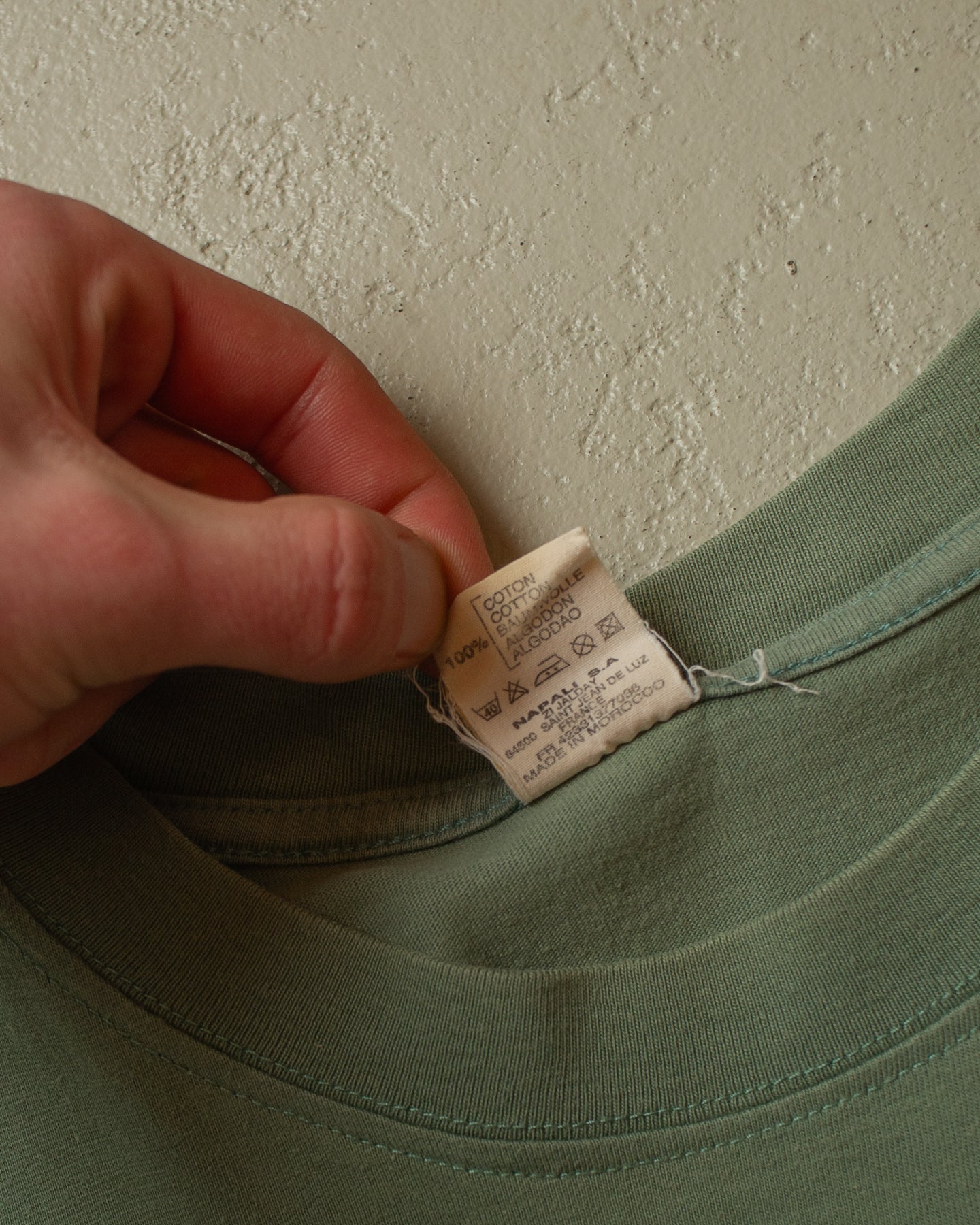 1990s Quiksilver Boxy T-shirt khaki - XXL