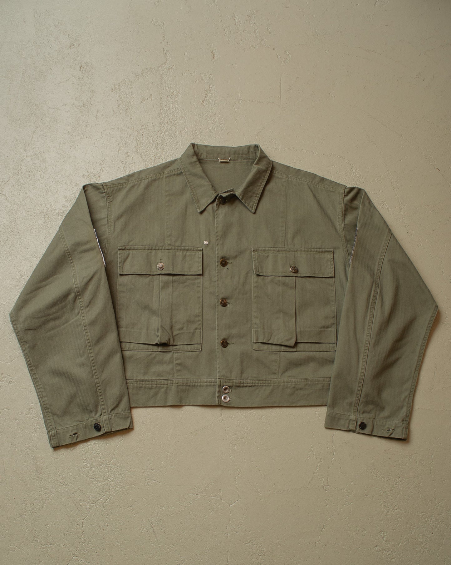 US Army Repro cropped HBT Jacket khaki - XL/XXL