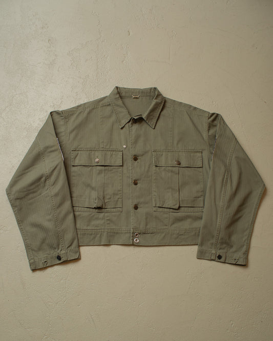 US Army Repro cropped HBT Jacket khaki - XL/XXL