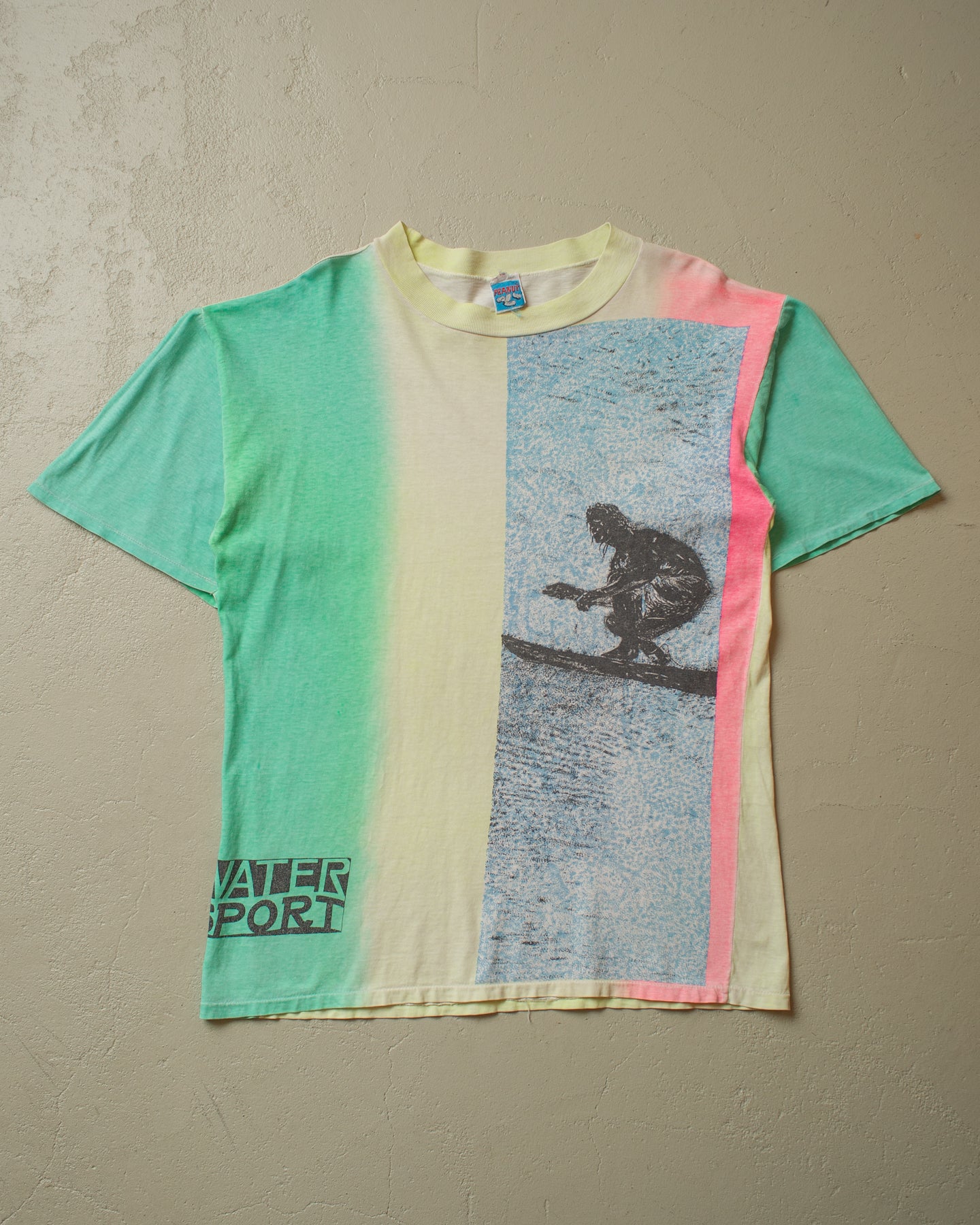 1980s Watersport Colorblock T-shirt multi - XL