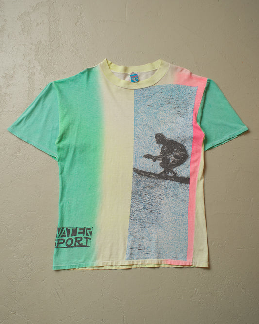 1980s Watersport Colorblock T-shirt multi - XL