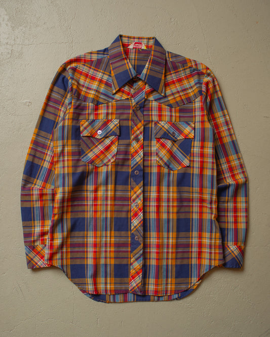 1970s Levi´s checkered Shirt multi - M/L