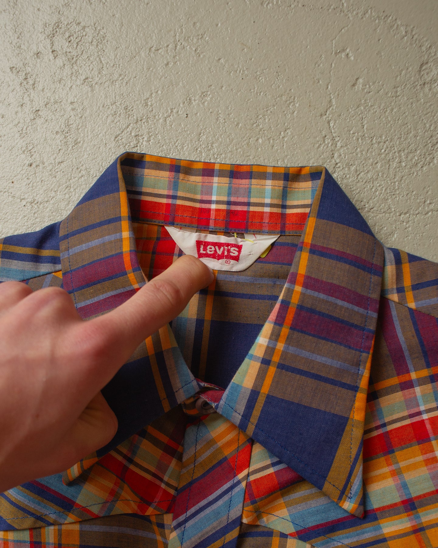 1970s Levi´s checkered Shirt multi - M/L