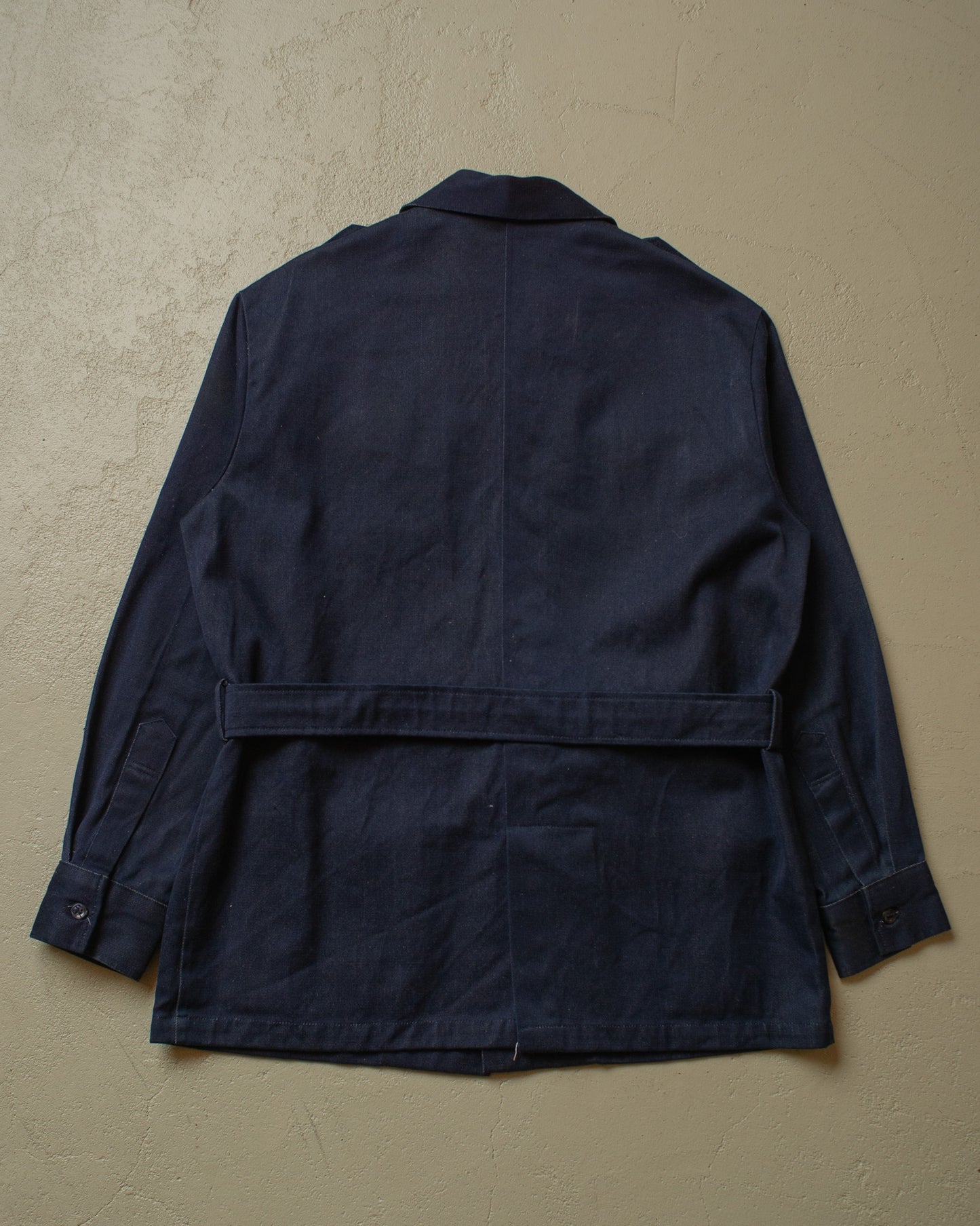 1970s Vashi´s Selvedge Denim Safari Jacket navyblue - L