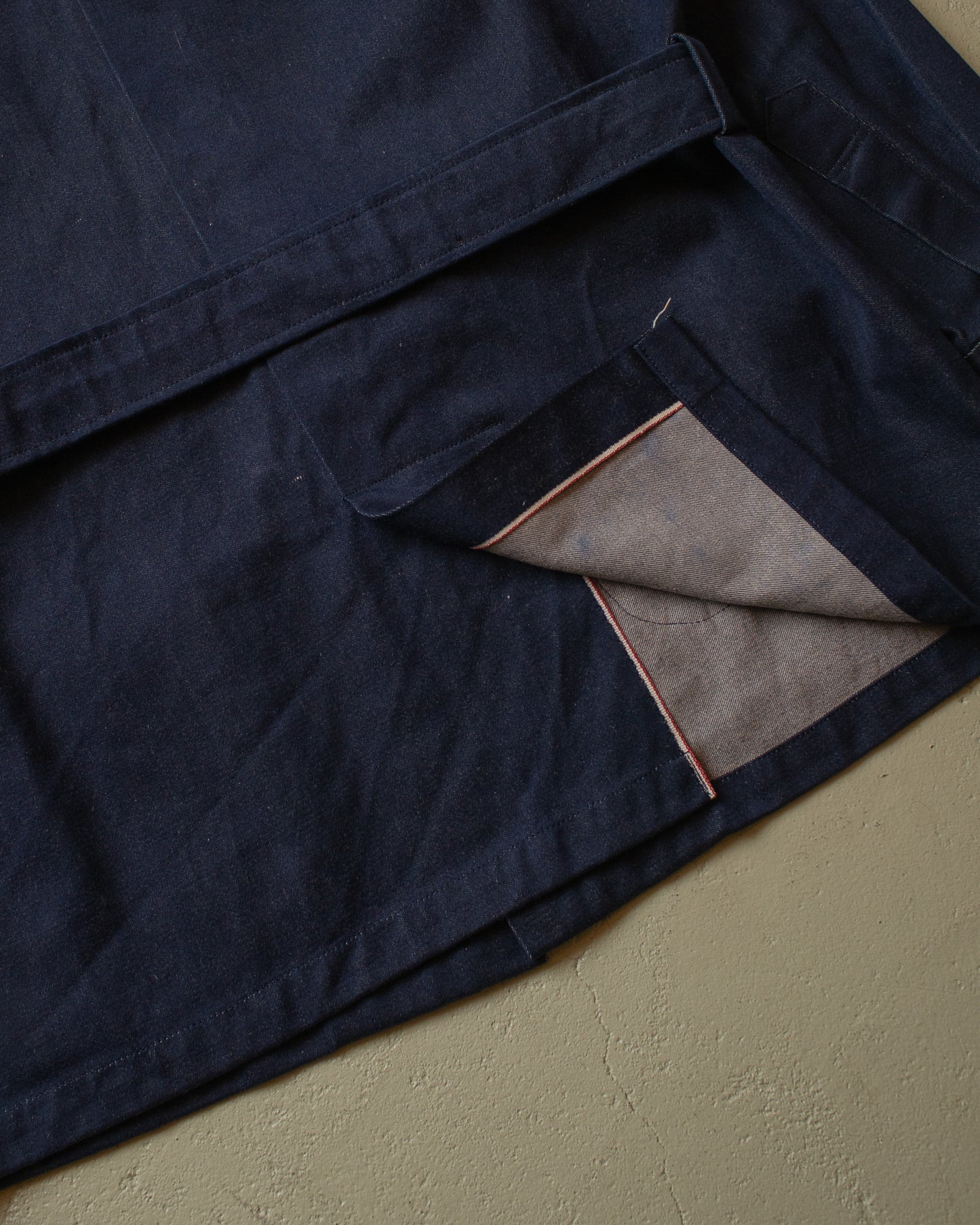 1970s Vashi´s Selvedge Denim Safari Jacket navyblue - L