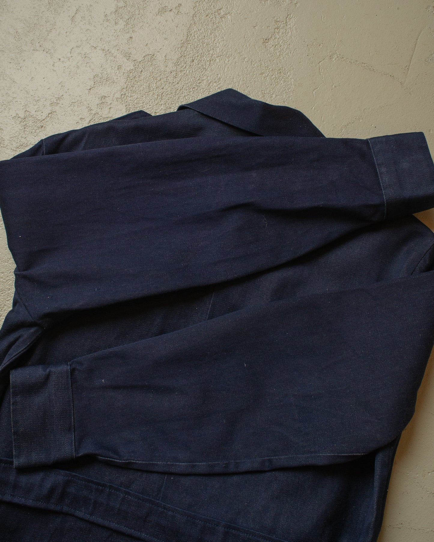 1970s Vashi´s Selvedge Denim Safari Jacket navyblue - L