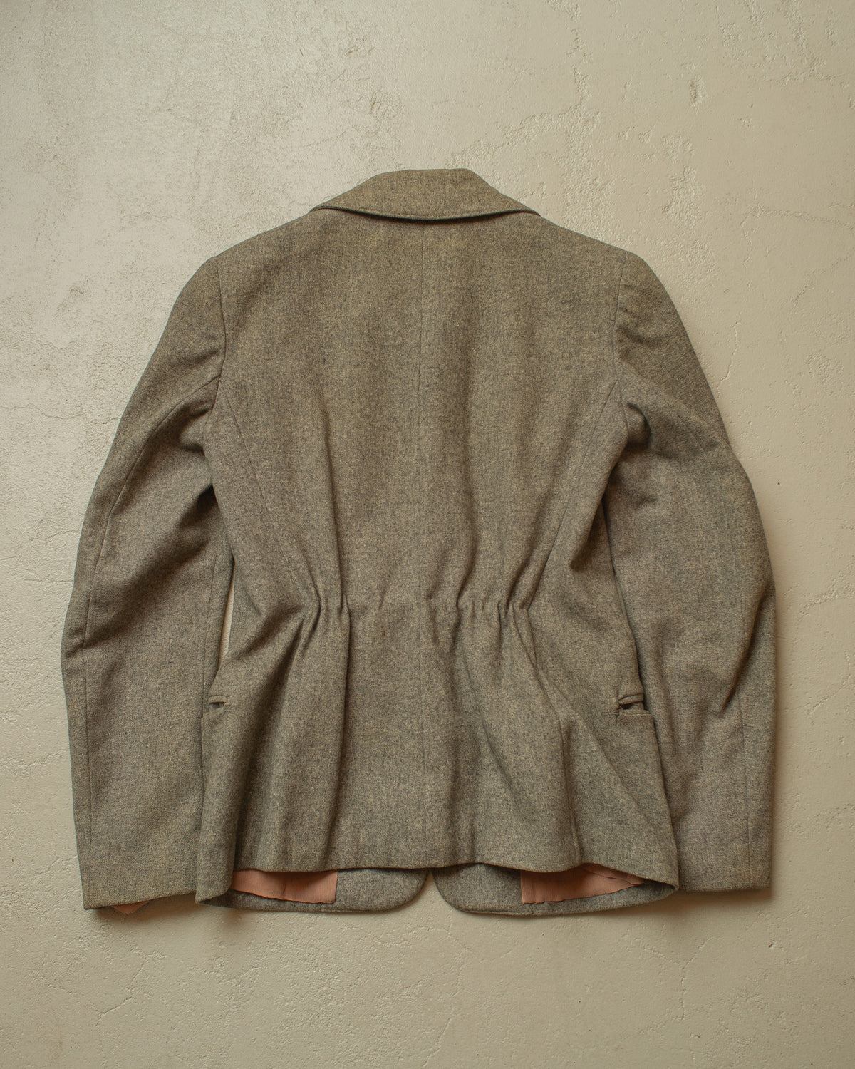 1940s German Womens Wool Sports Jacket grey - S