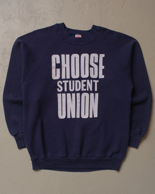 80s Choose Student Union Sweatshirt navyblue - S/M