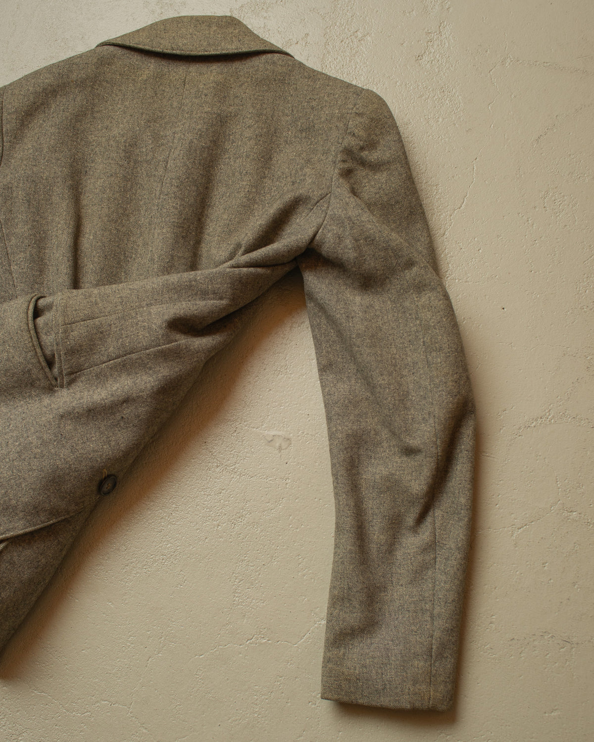 1940s German Womens Wool Sports Jacket grey - S
