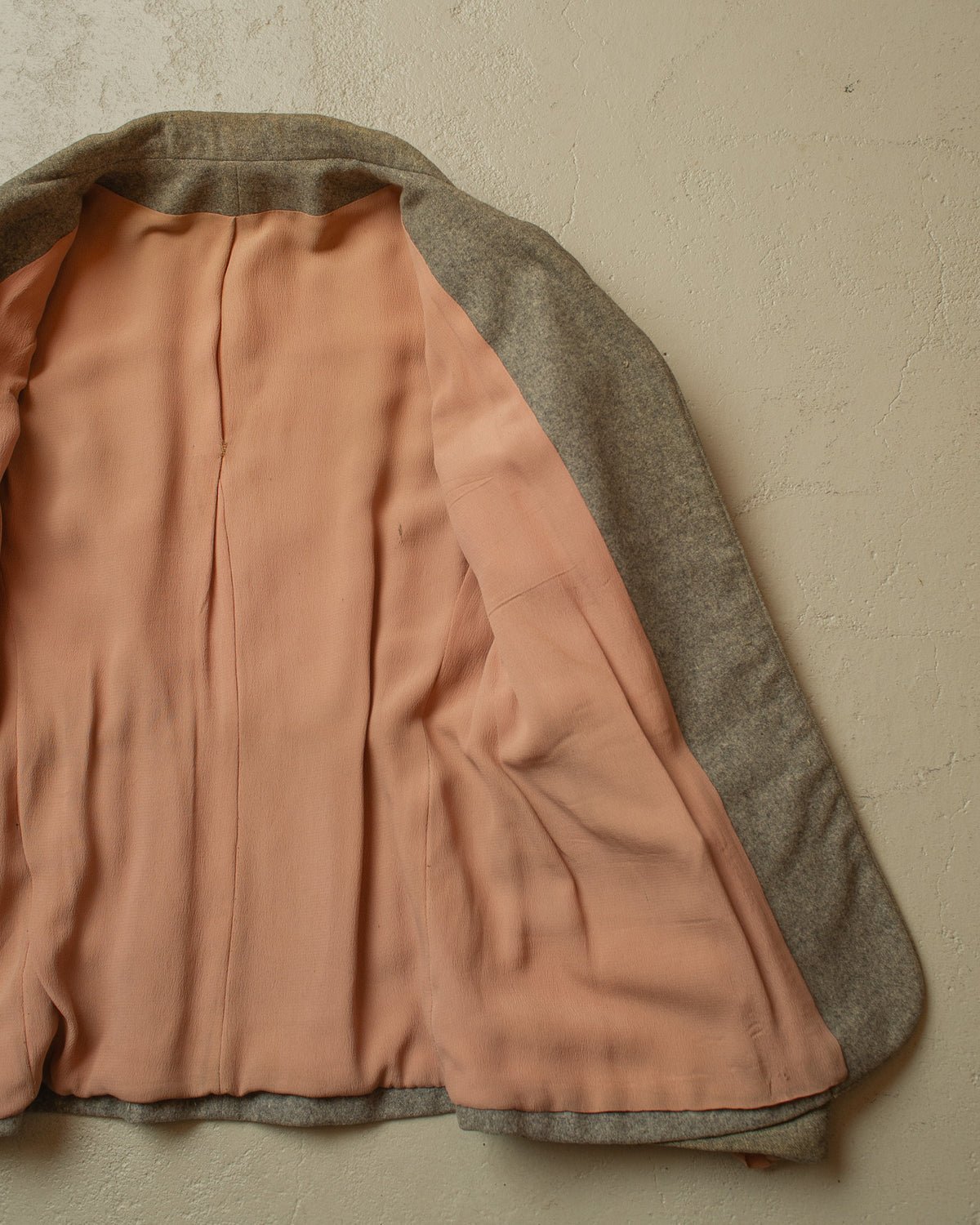 1940s German Womens Wool Sports Jacket grey - S