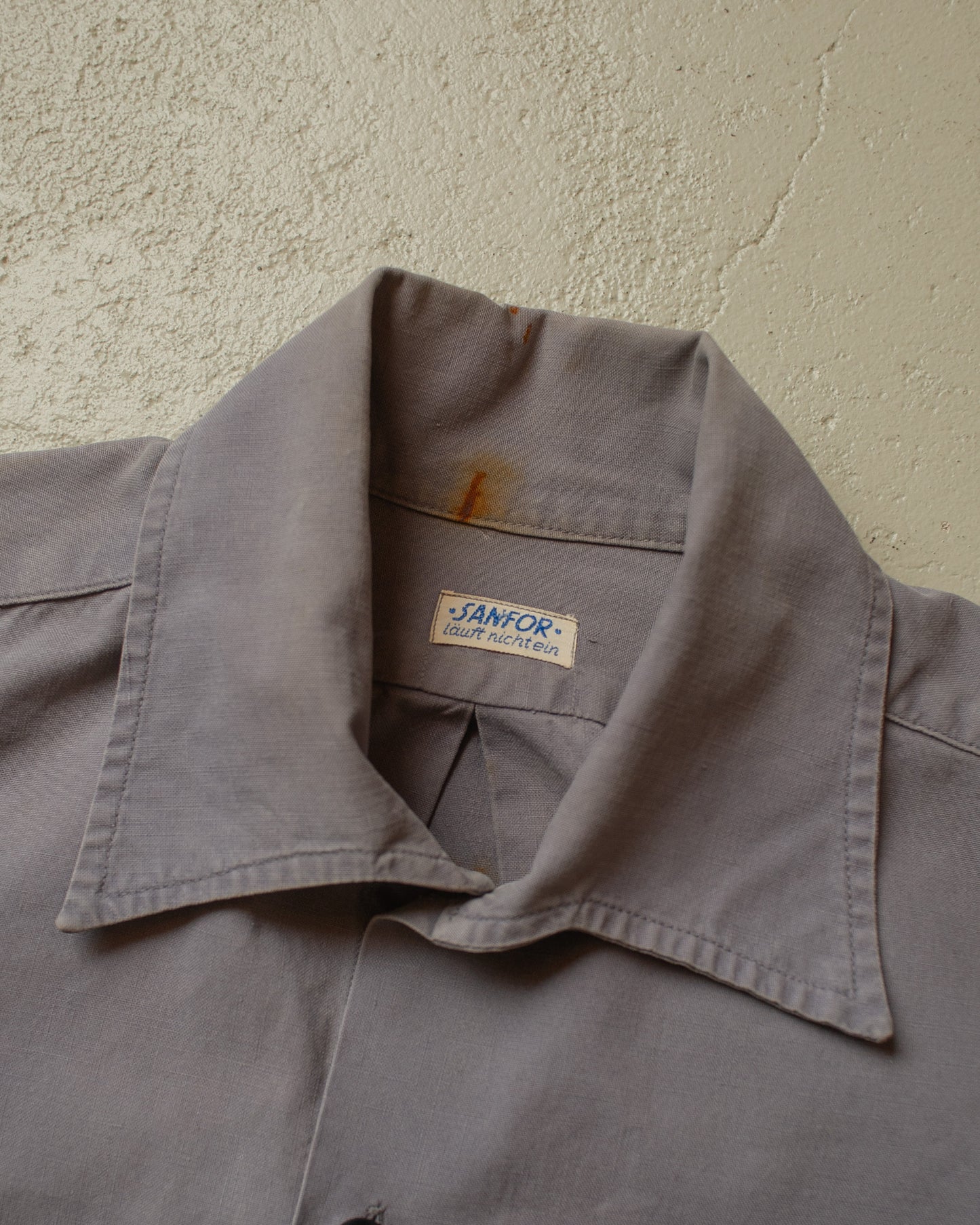 1950s/60s German Boyscouts Shirt grey - M