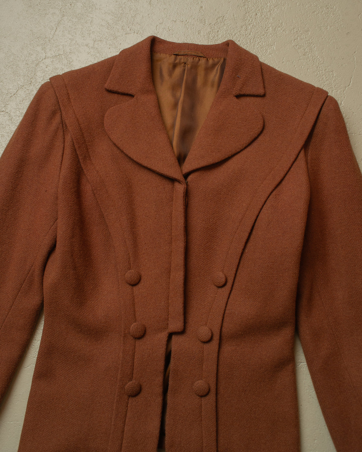 1940s German Wool Sports Jacket brown - S