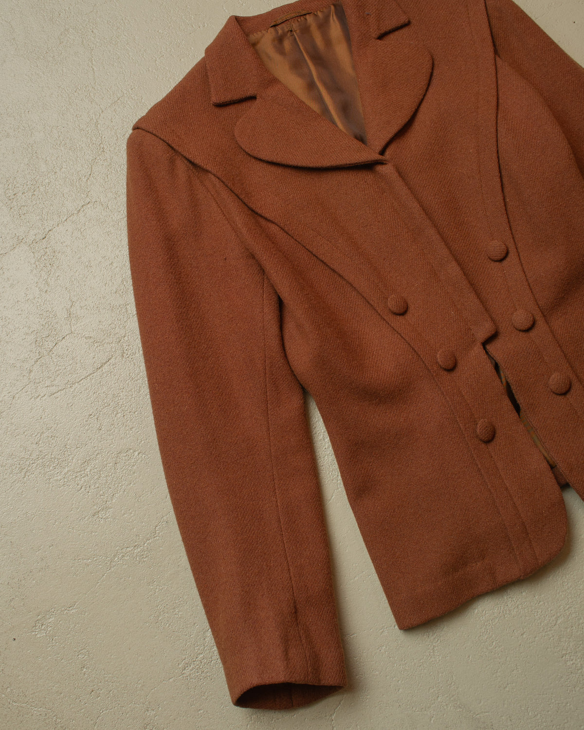 1940s German Wool Sports Jacket brown - S