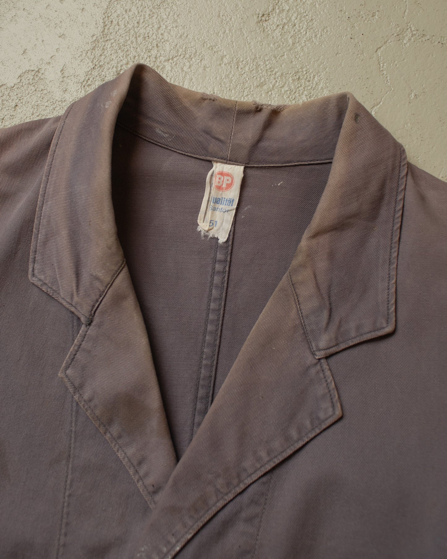 1970s Faded Painter Work Coat grey - XL