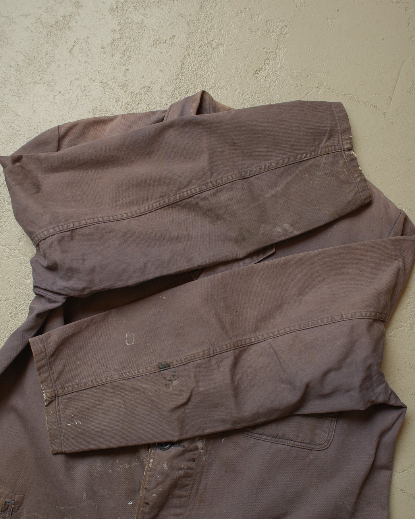 1970s Faded Painter Work Coat grey - XL