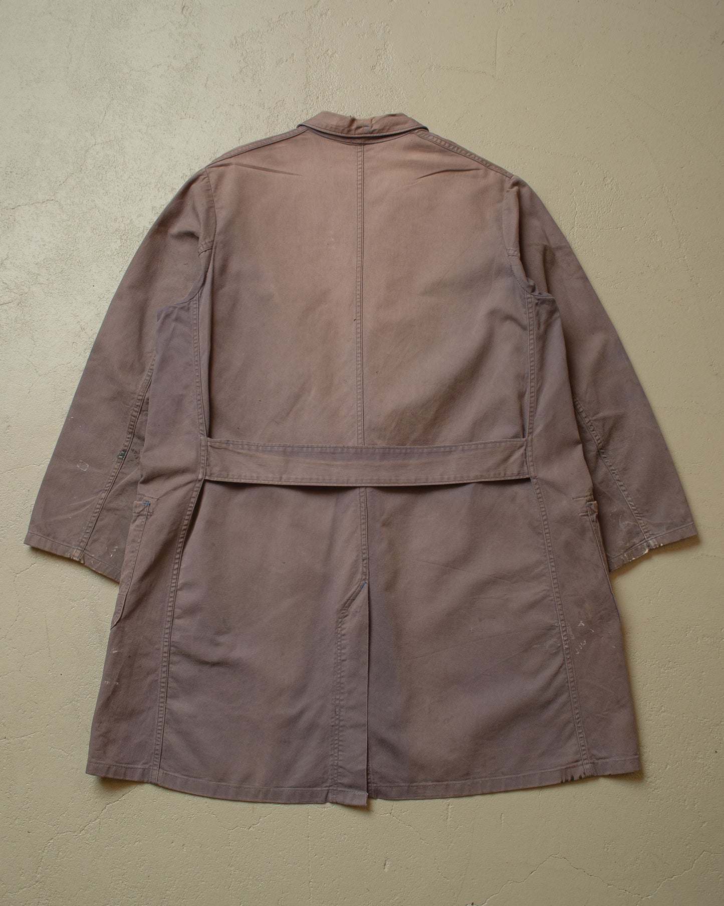 1970s Faded Painter Work Coat grey - XL