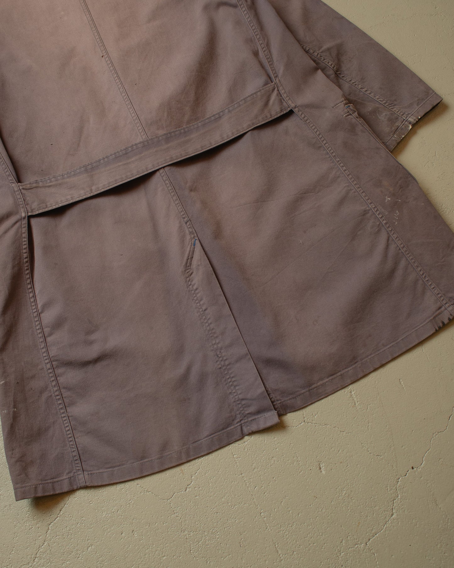 1970s Faded Painter Work Coat grey - XL