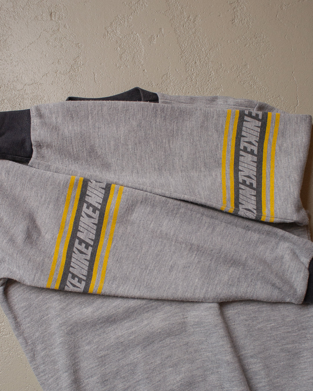 Early 80s Nike Sleeve Print Sweatshirt grey - S