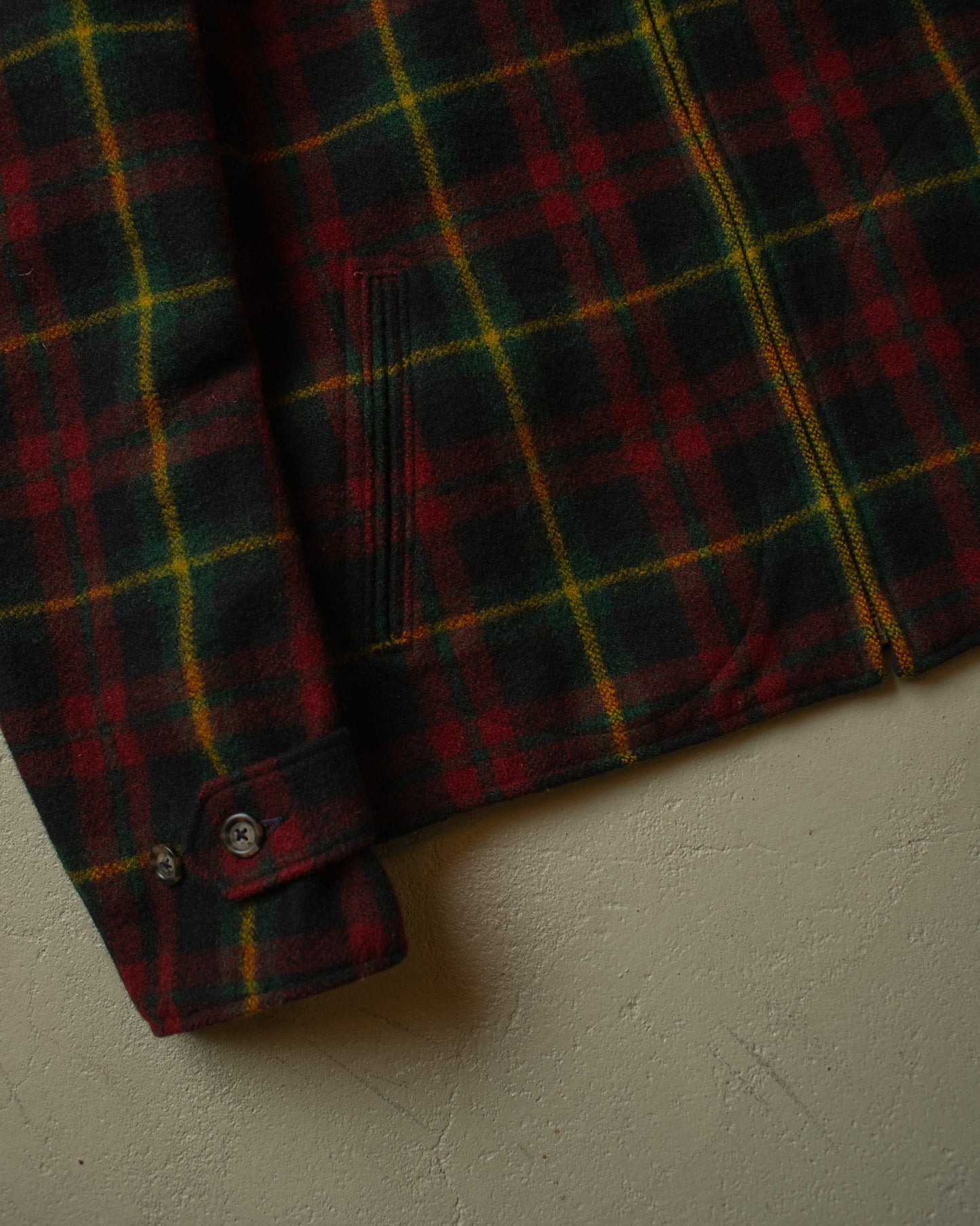 1990s Ralph Lauren 50s Repro Wool Reversible Jacket multi - L
