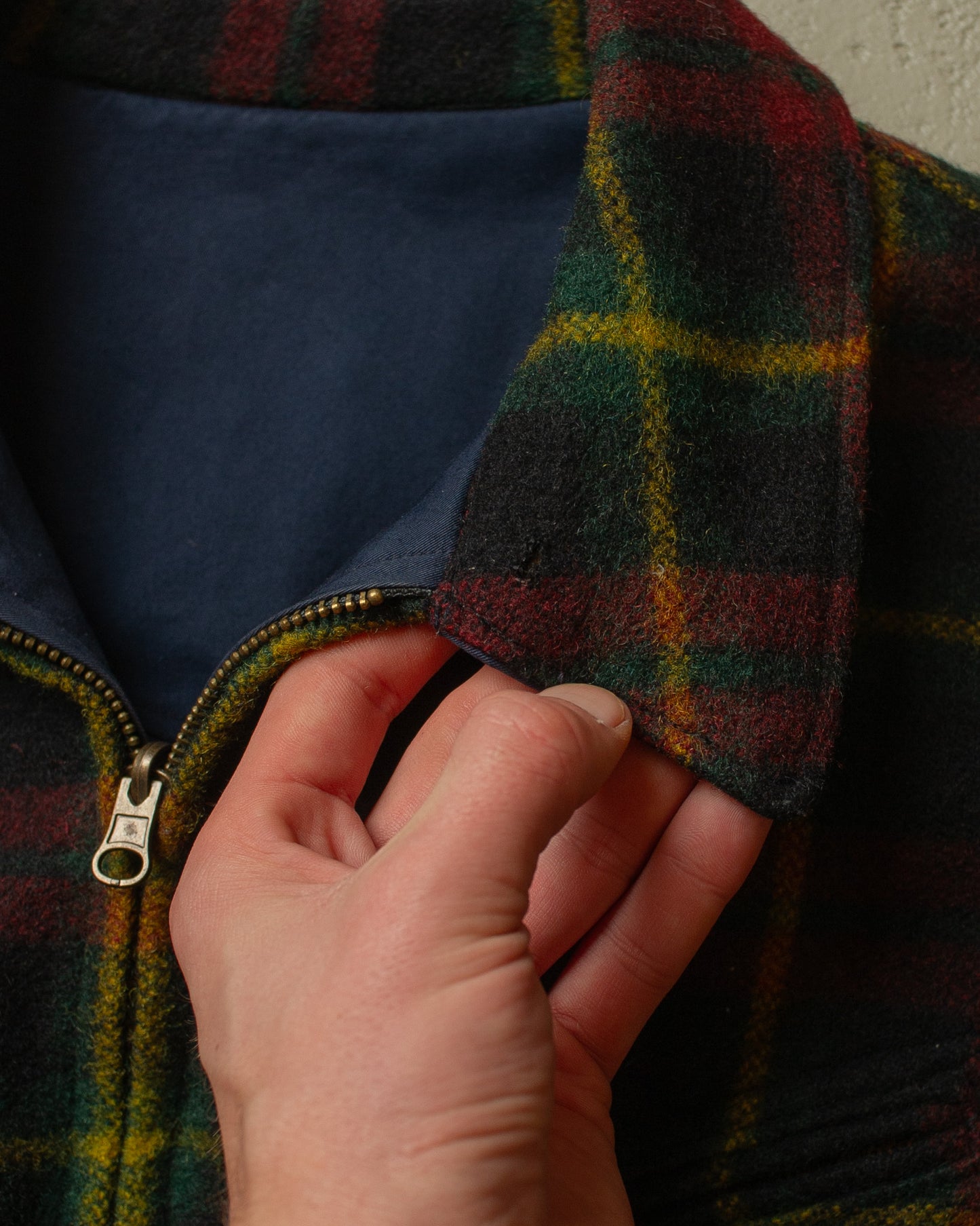 1990s Ralph Lauren 50s Repro Wool Reversible Jacket multi - L