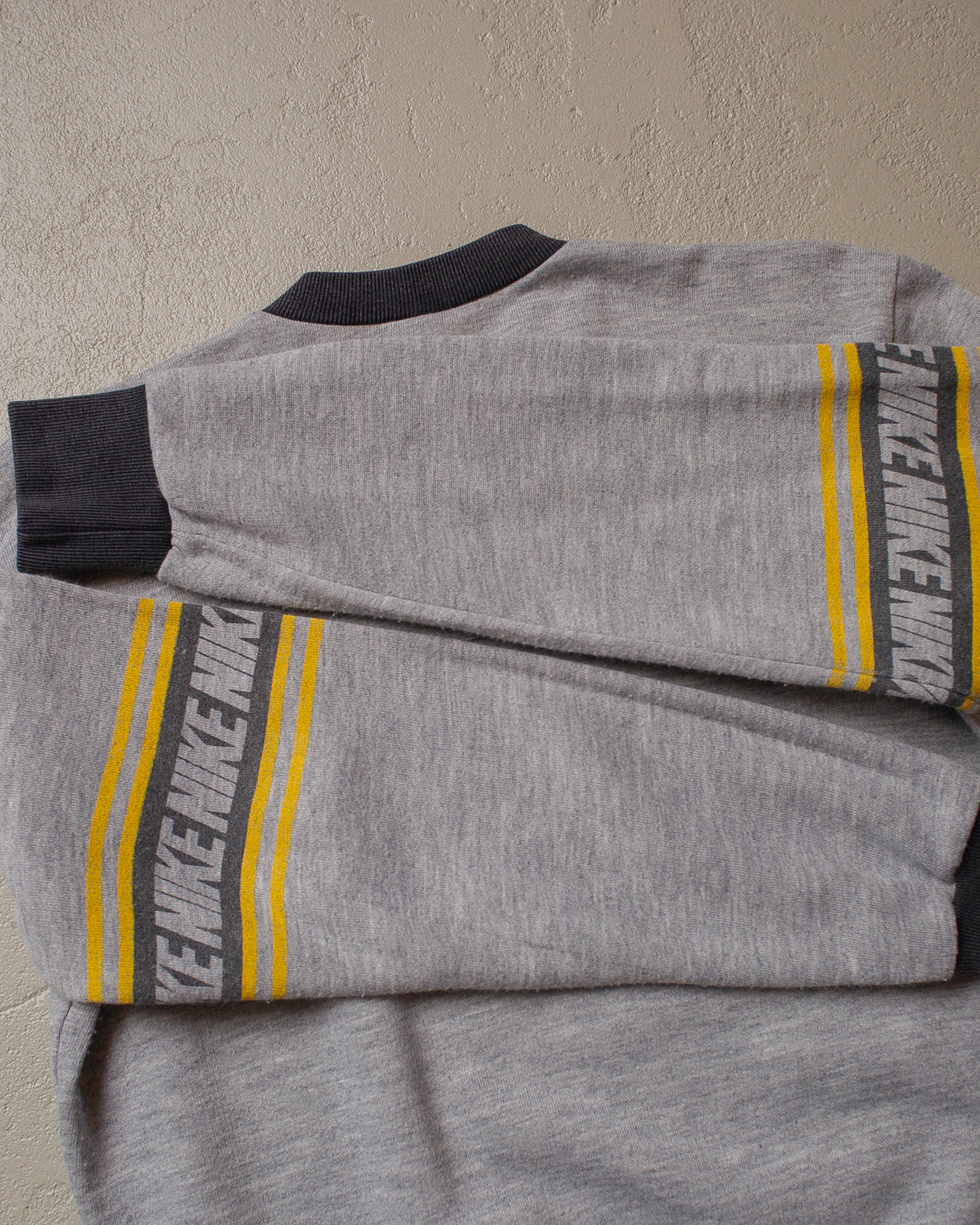 Early 80s Nike Sleeve Print Sweatshirt grey - S