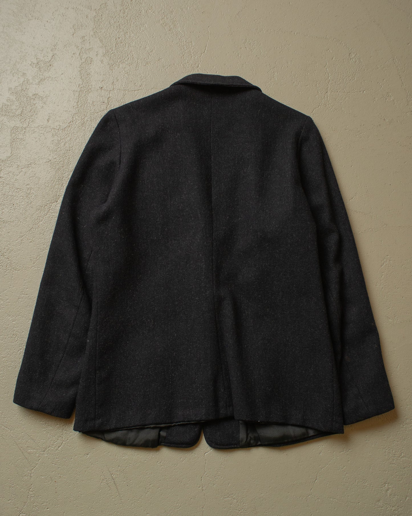1950s/60s Womens College Wool Blazer black - M