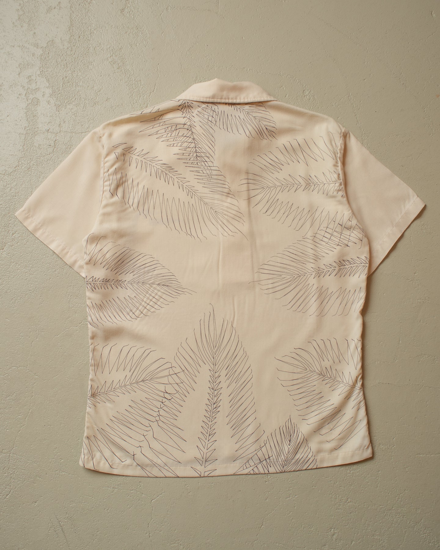 1980s Ocean Pacific Toucan Shirt beige - M