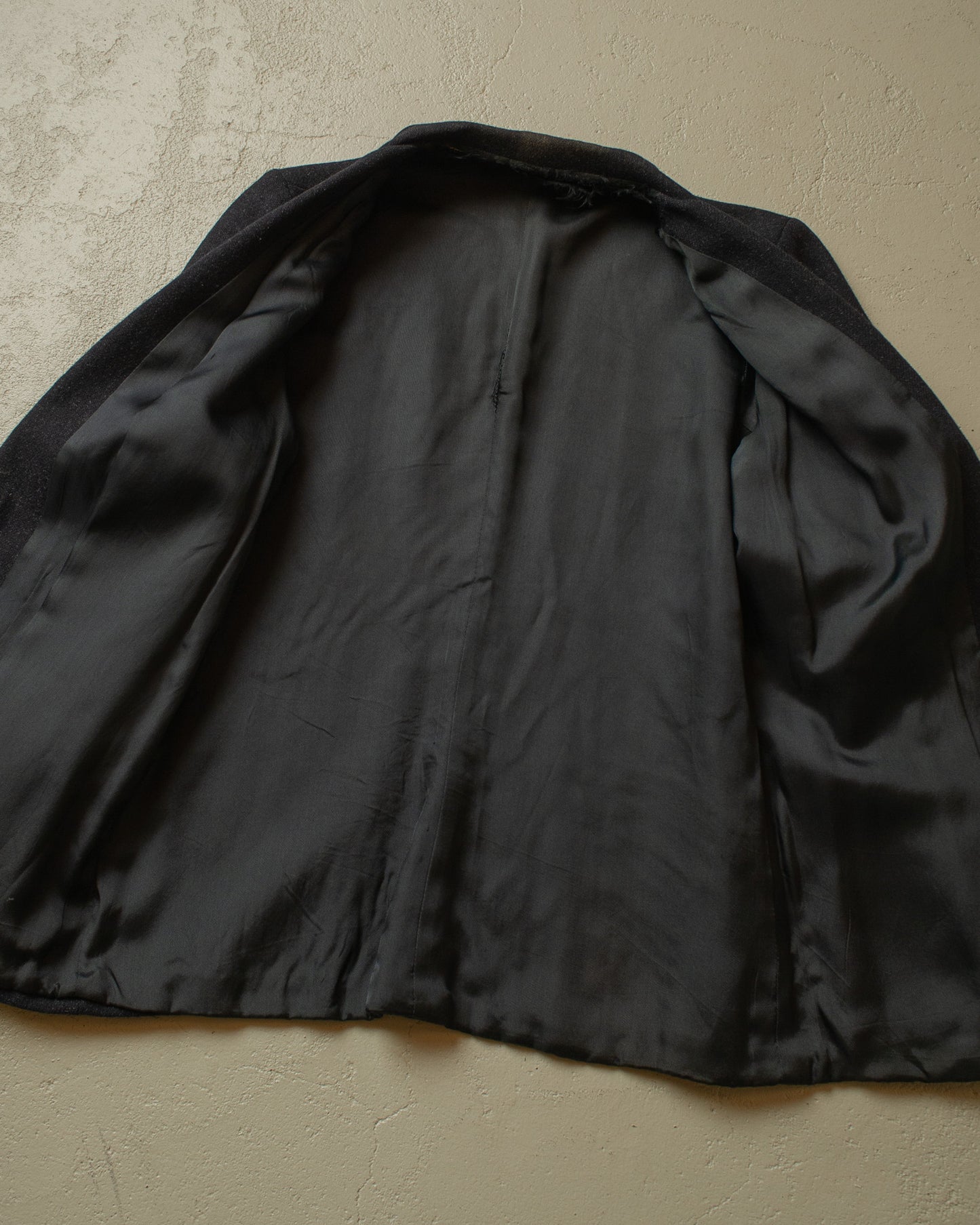 1950s/60s Womens College Wool Blazer black - M