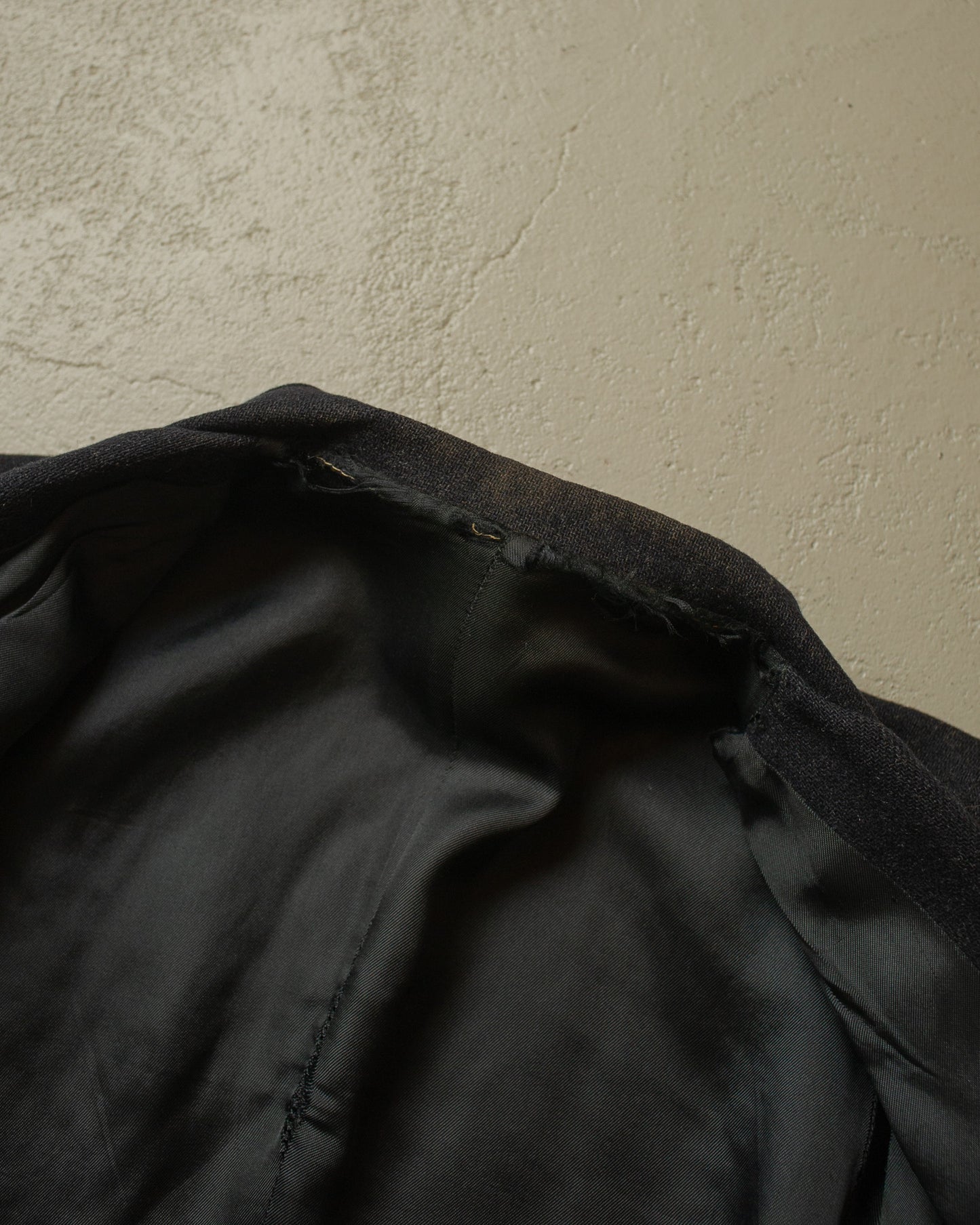 1950s/60s Womens College Wool Blazer black - M