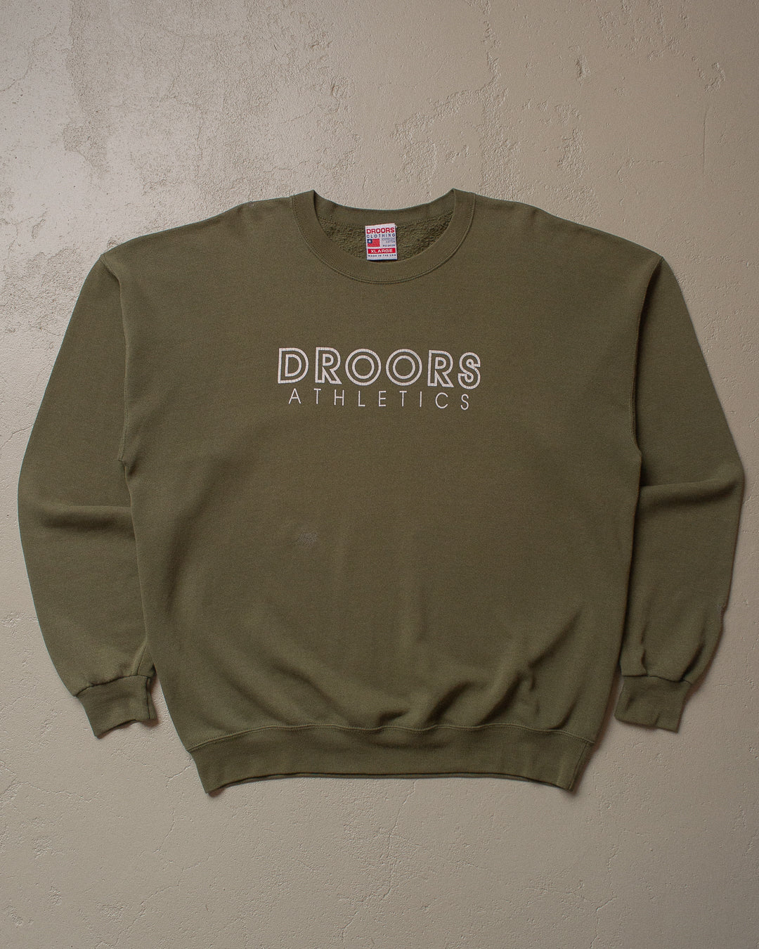 90s repaired Droors Sweatshirt khaki - XL