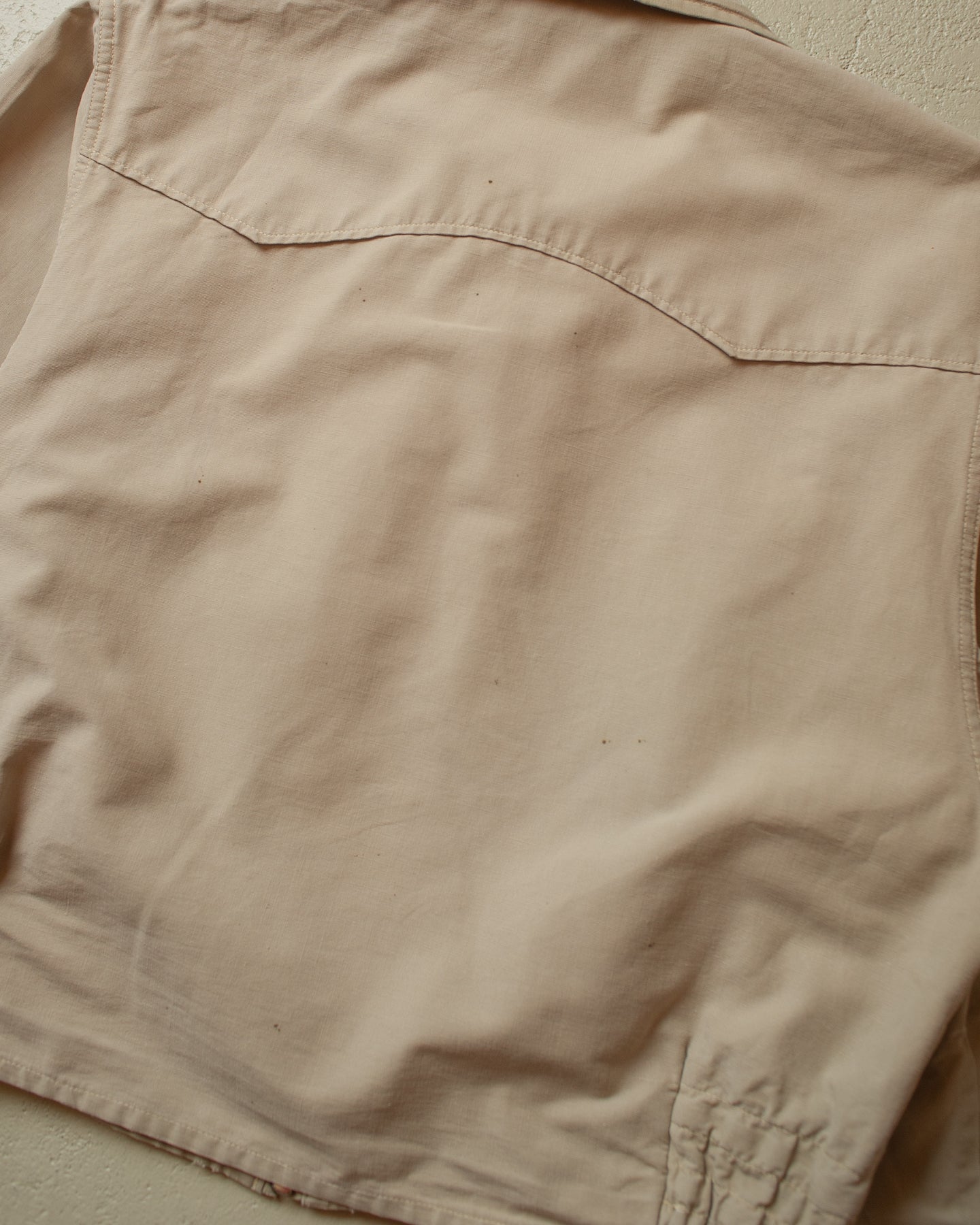 1950s cropped Harrington Jacket beige - S/M