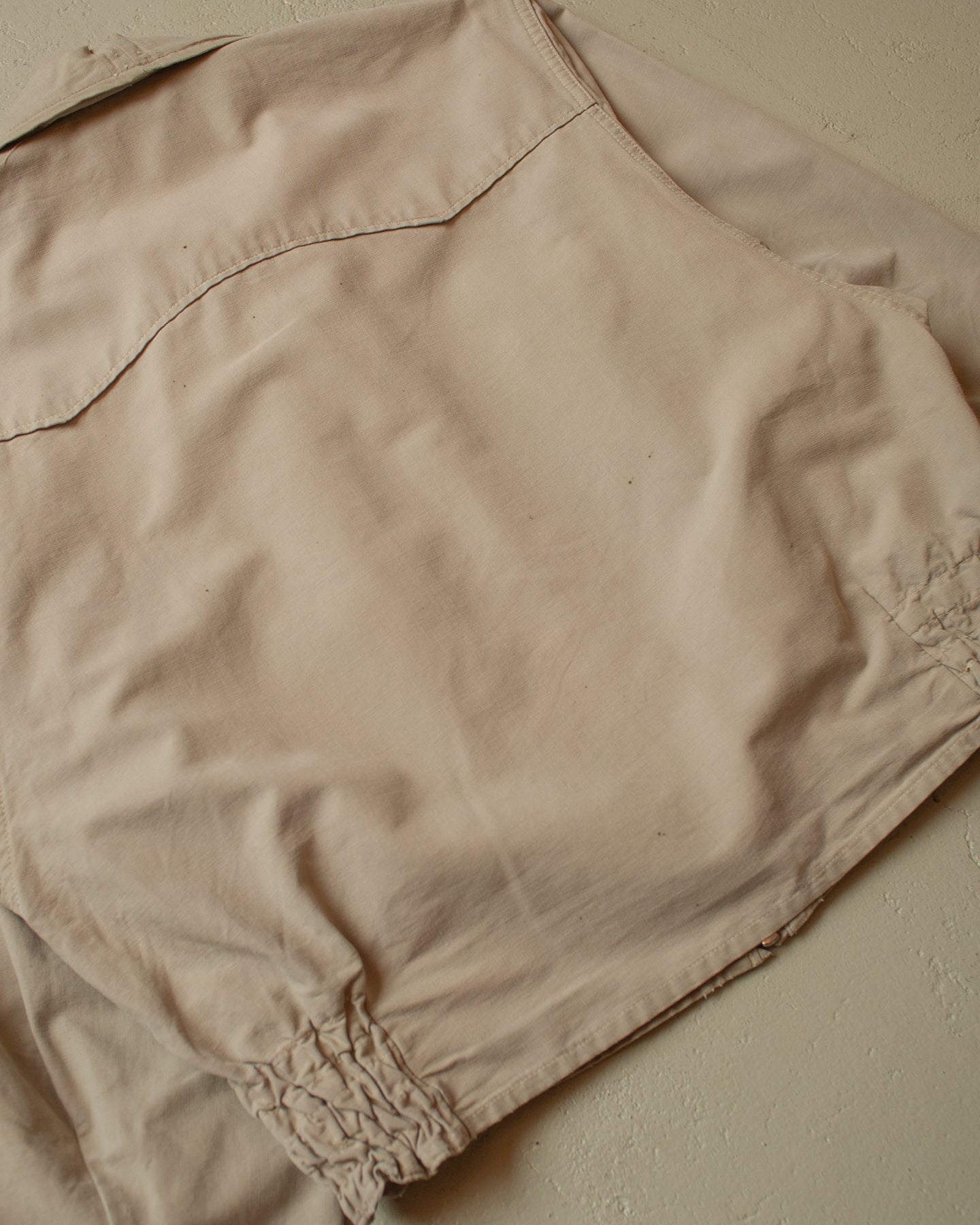 1950s cropped Harrington Jacket beige - S/M