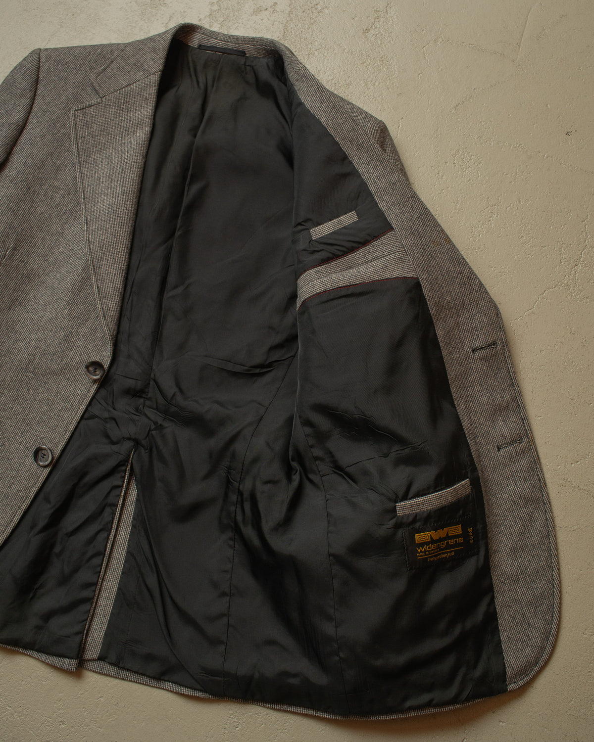 1960s/70s Swedish Wool Suit Jacket grey - M/L