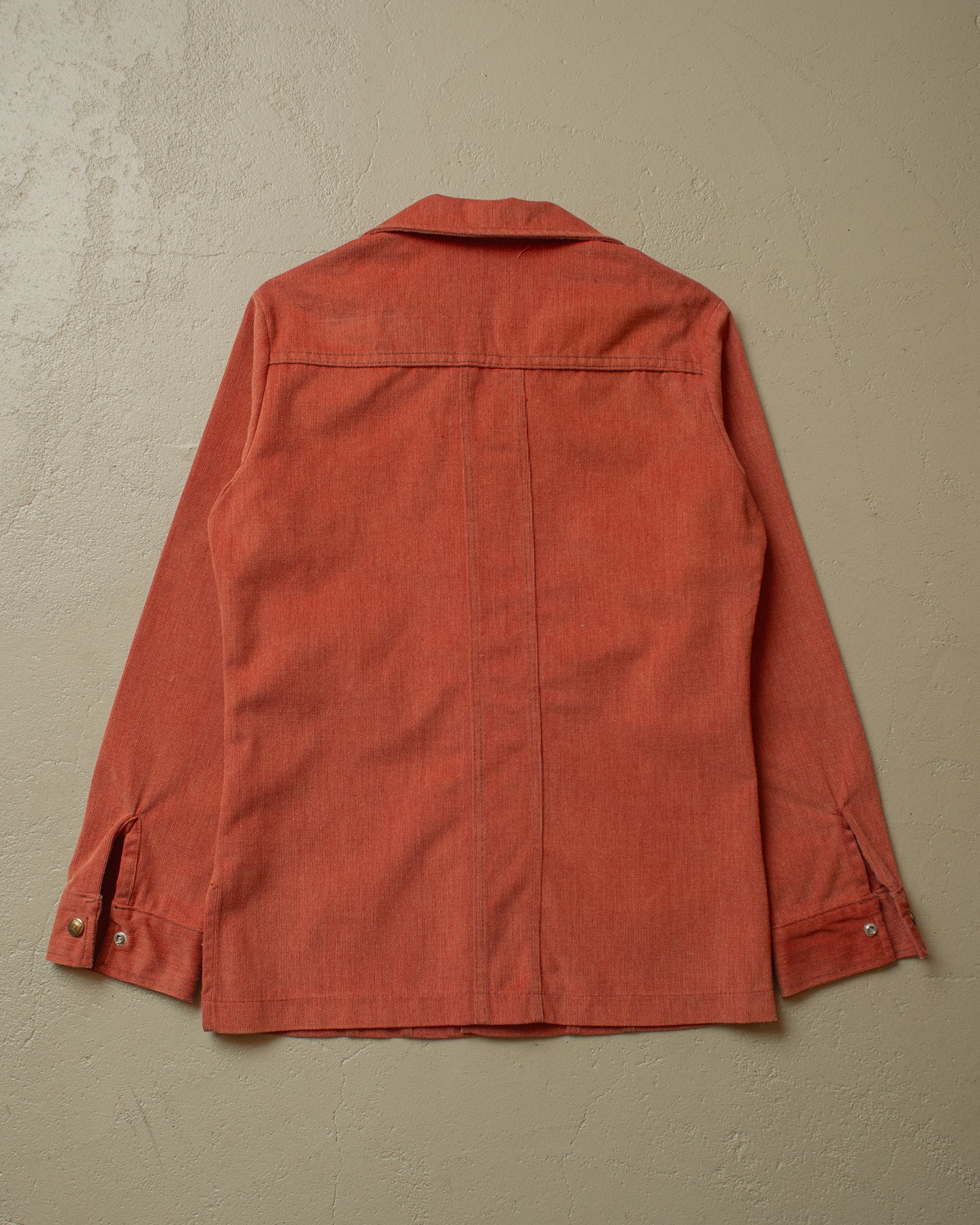 1970s Mr. Leggs Corduroy Shirt Jacket coral - S