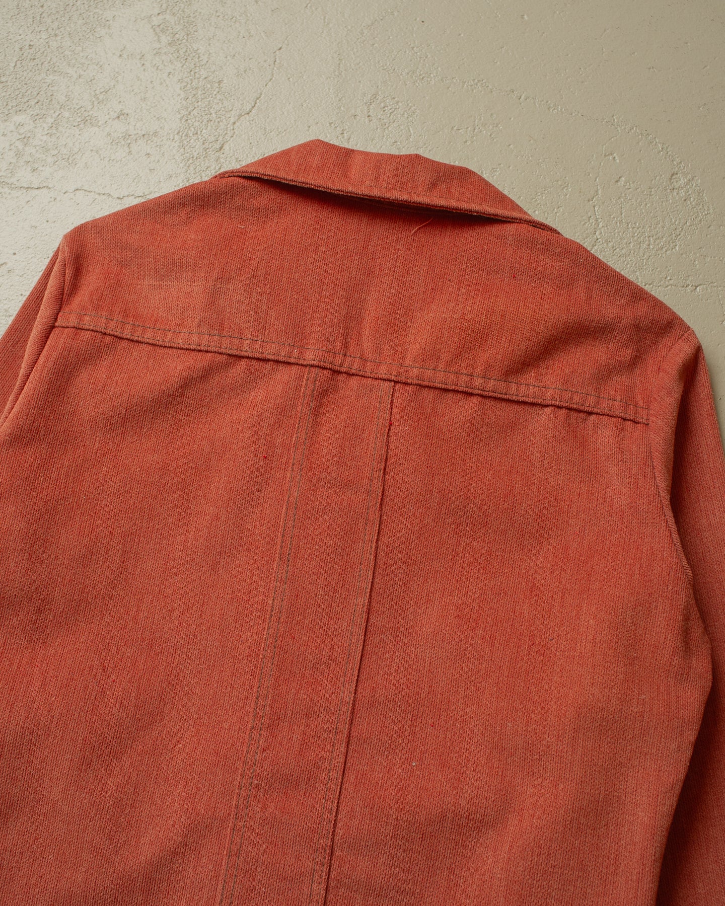 1970s Mr. Leggs Corduroy Shirt Jacket coral - S