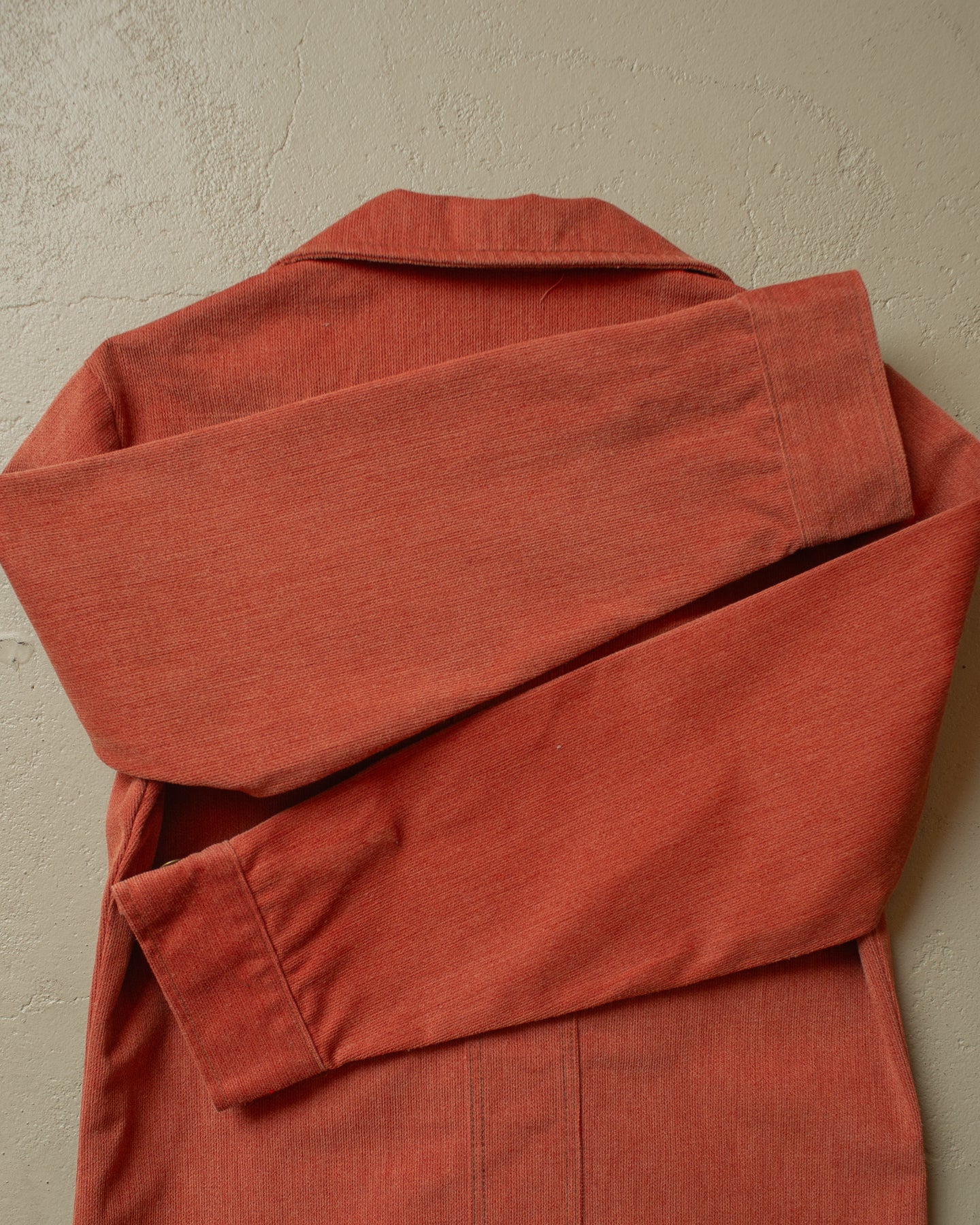 1970s Mr. Leggs Corduroy Shirt Jacket coral - S