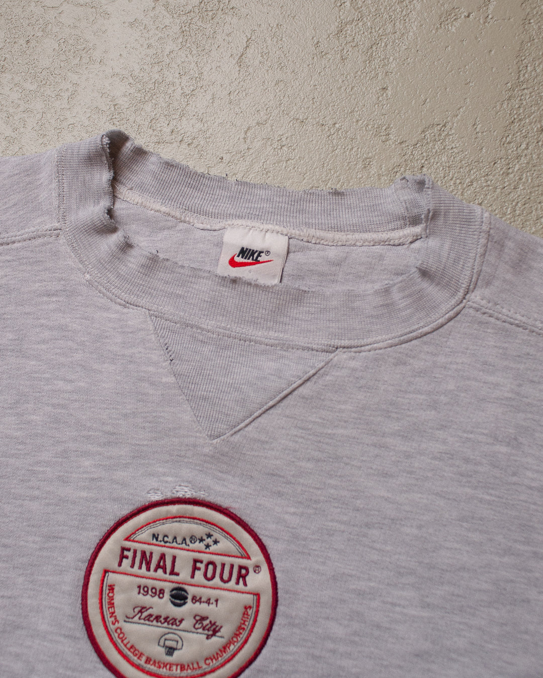 1998 distressed Nike NCAA Final Four Sweatshirt grey - M/L