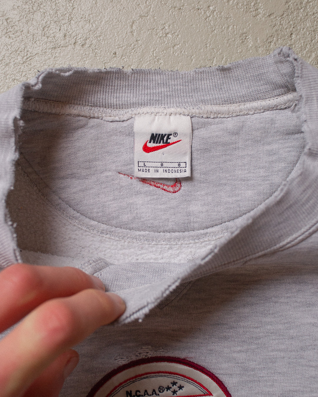 1998 distressed Nike NCAA Final Four Sweatshirt grey - M/L