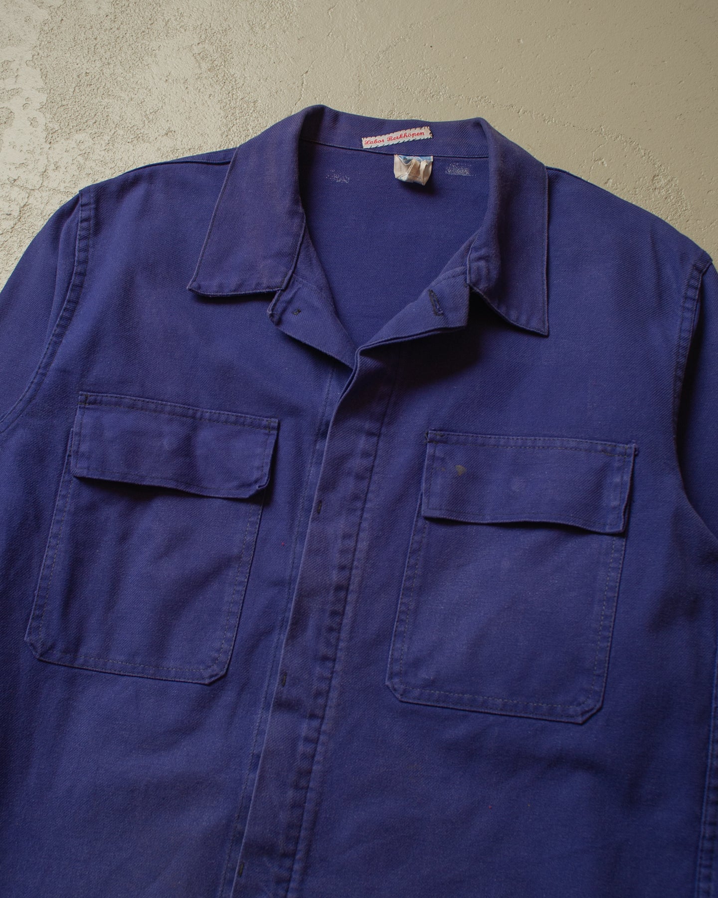 1970s/80s Workwear Jacket navyblue - M/L