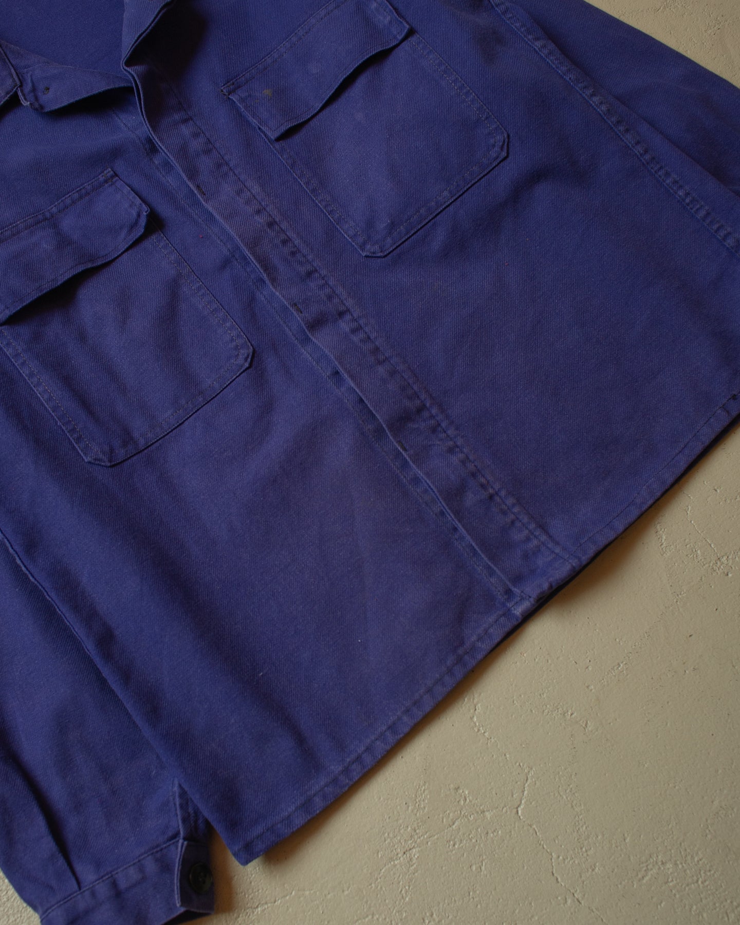 1970s/80s Workwear Jacket navyblue - M/L