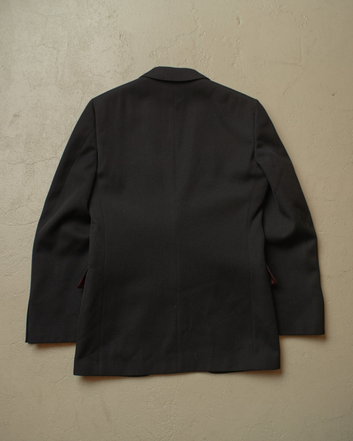 1960s German Aloys Bunge Peak Lapel Suit Jacket black - S/M