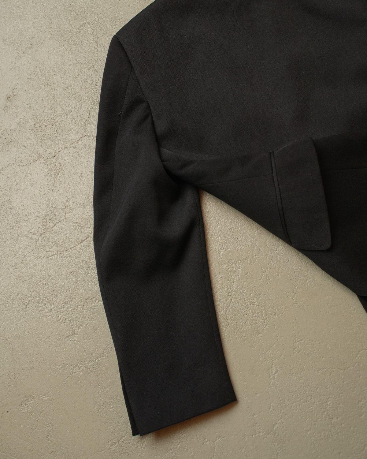 1960s German Aloys Bunge Peak Lapel Suit Jacket black - S/M