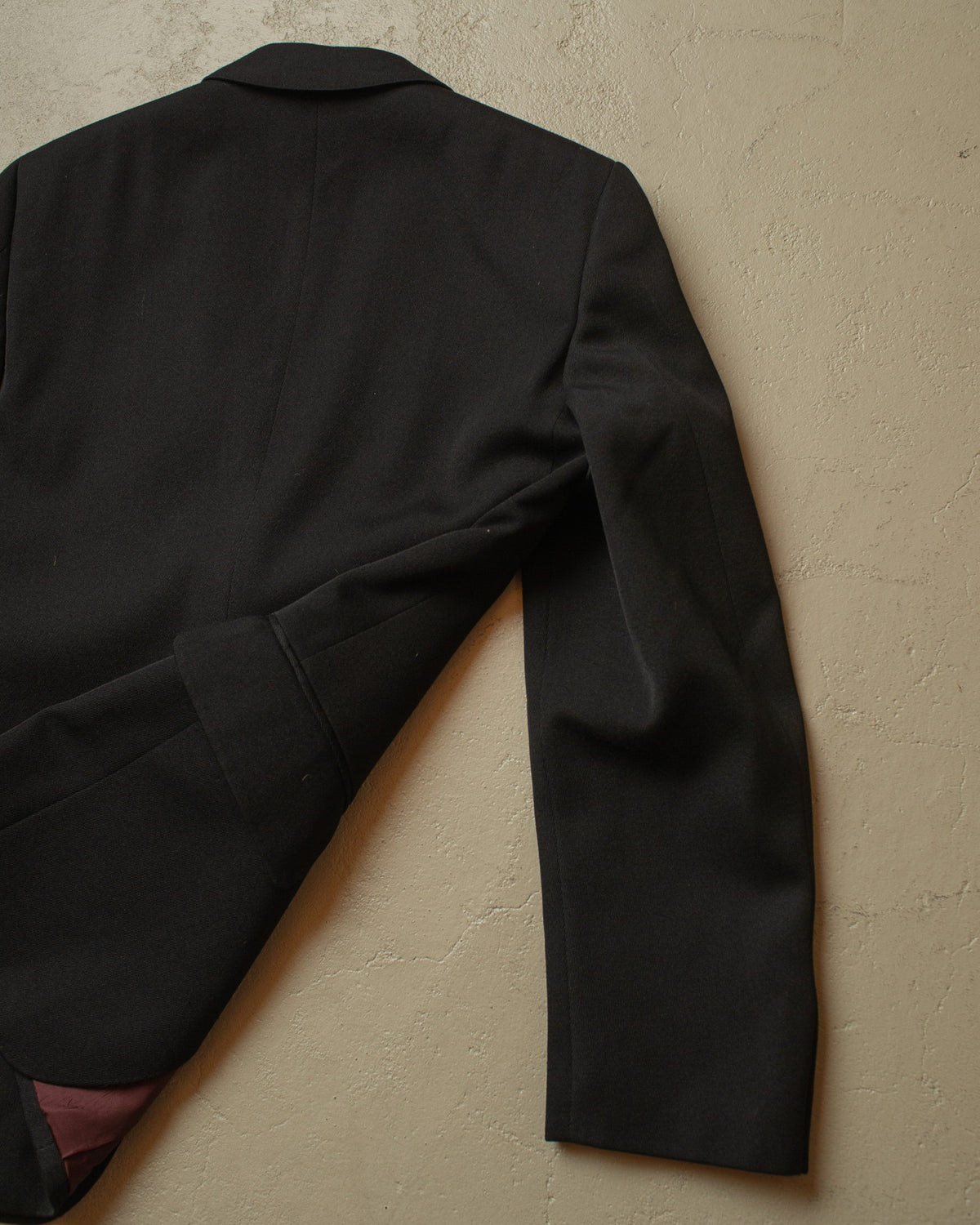 1960s German Aloys Bunge Peak Lapel Suit Jacket black - S/M