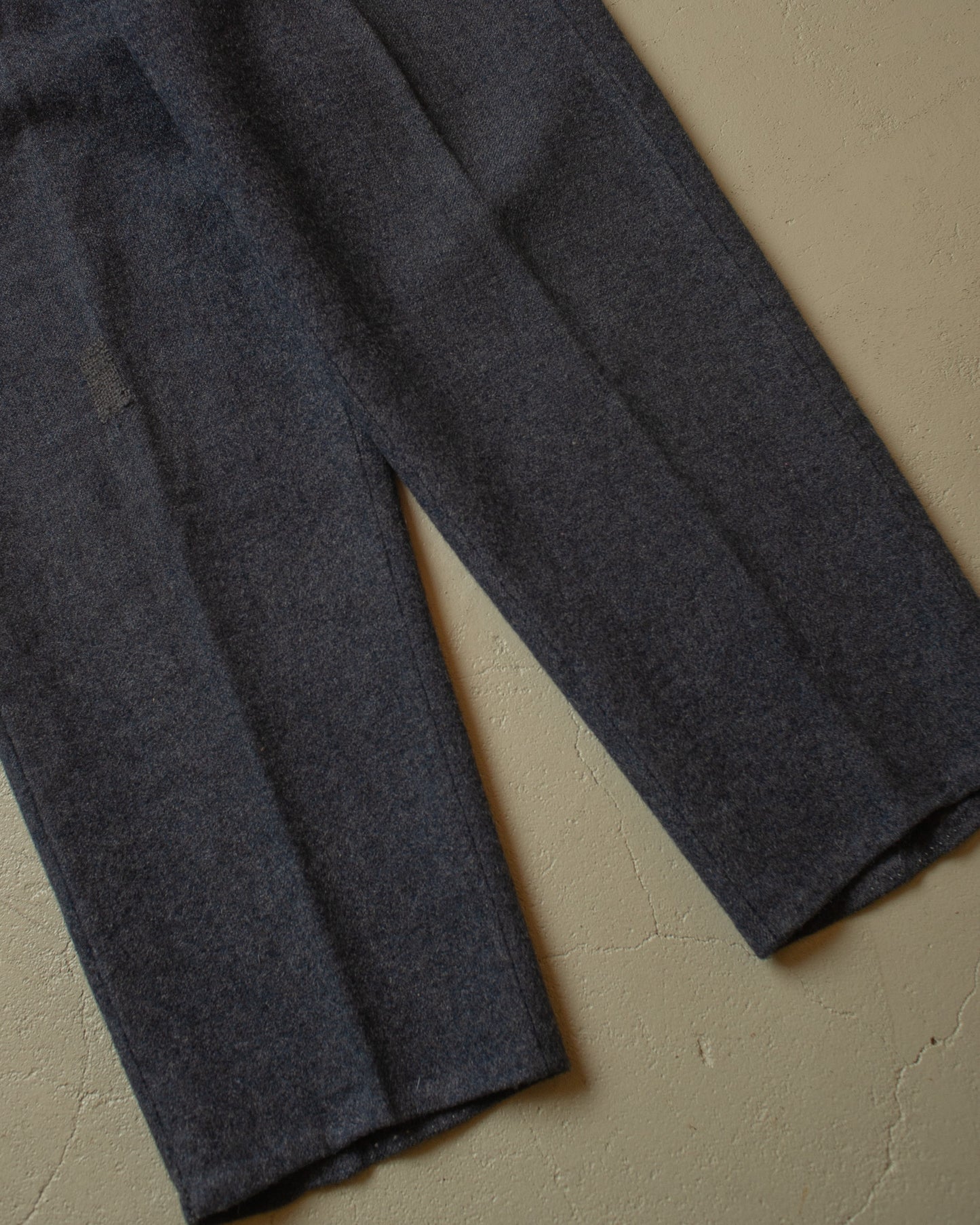 1960 Belgian Army Wool Trousers grey - W32