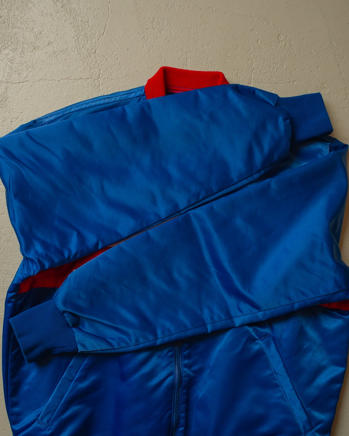 1980s Starter Team USA Olympics Satin Jacket blue - M/L