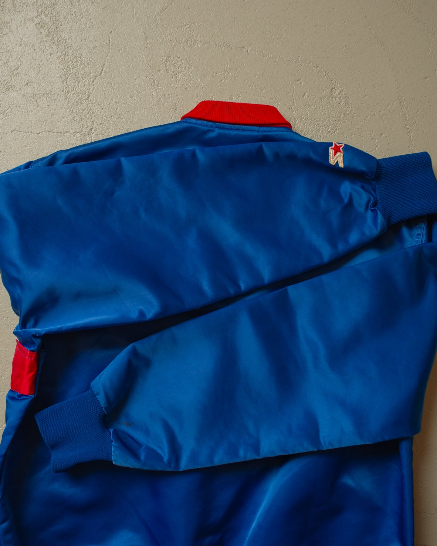 1980s Starter Team USA Olympics Satin Jacket blue - M/L