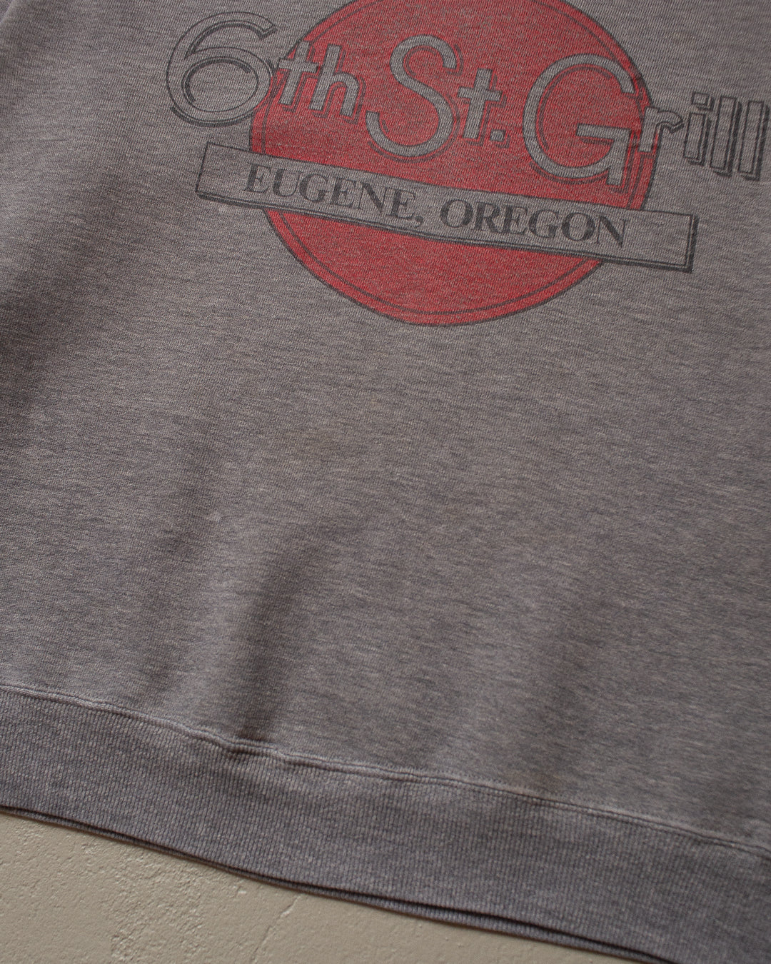 80s Russell Athletic 6th St. Grill Sweatshirt grey - M