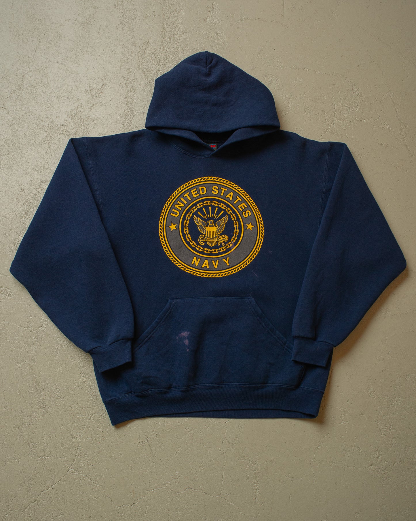 1980/90s US Navy Hoodie navyblue - M/L
